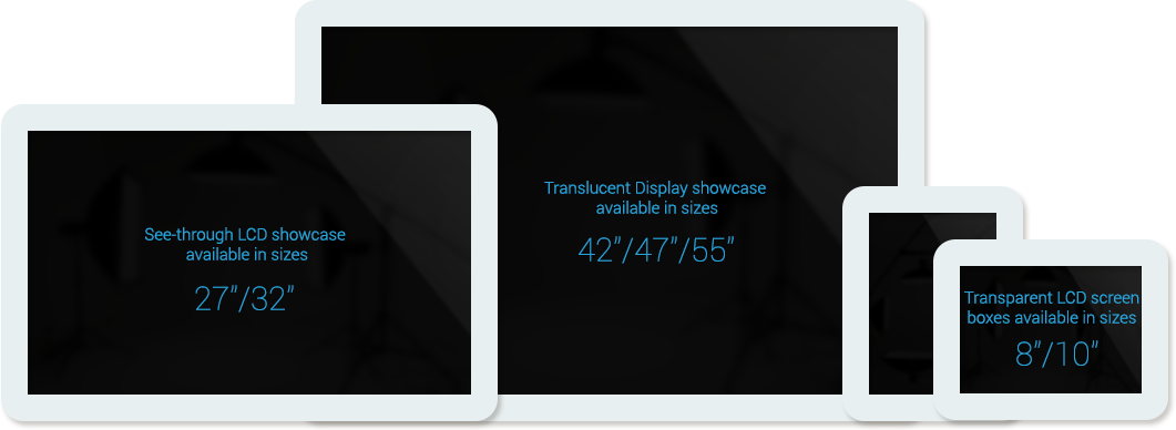 transparent screen size showcase